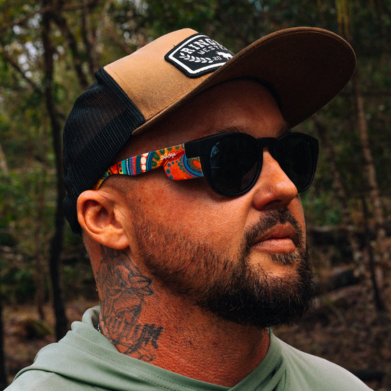 Cruisers Matte Black Frame Polarised Lens Art Series V.3 Safety Glasses