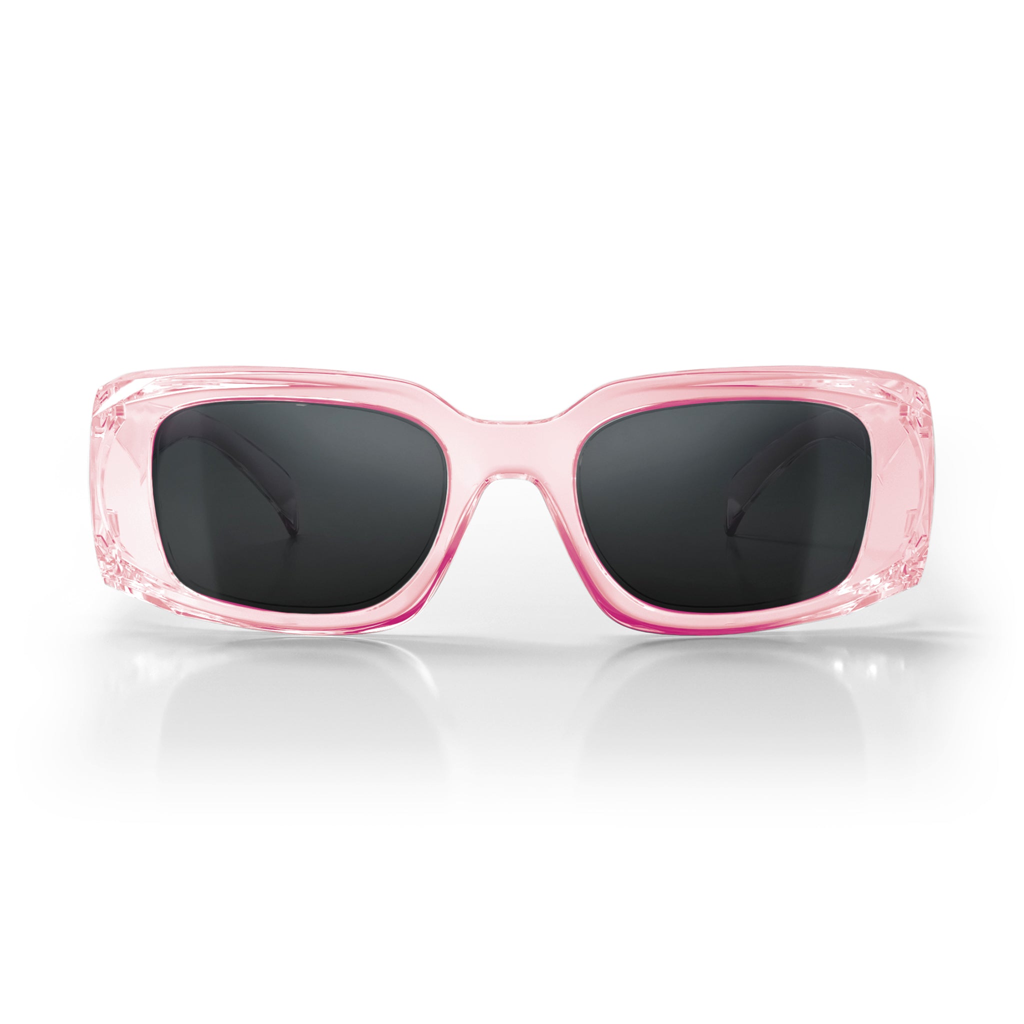 Auras Pink Frame Grey Polarised Lens Safety Glasses – SafeStyle Eyewear
