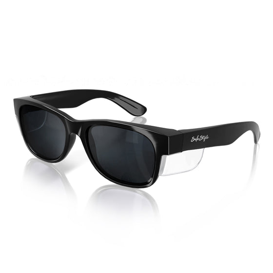 Classics Black Frame Polarised Lens Safety Glasses