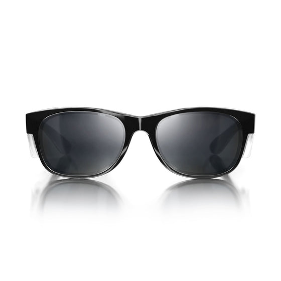 Classics Black Frame Tinted Lens Safety Glasses