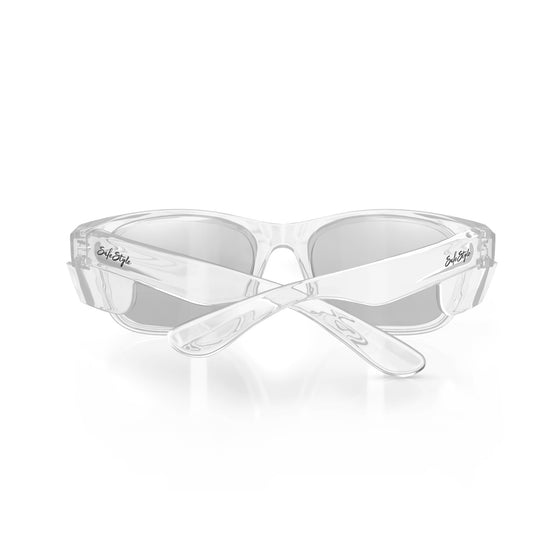 Classics Clear Frame Hybrids Photochromic Lens Safety Glasses