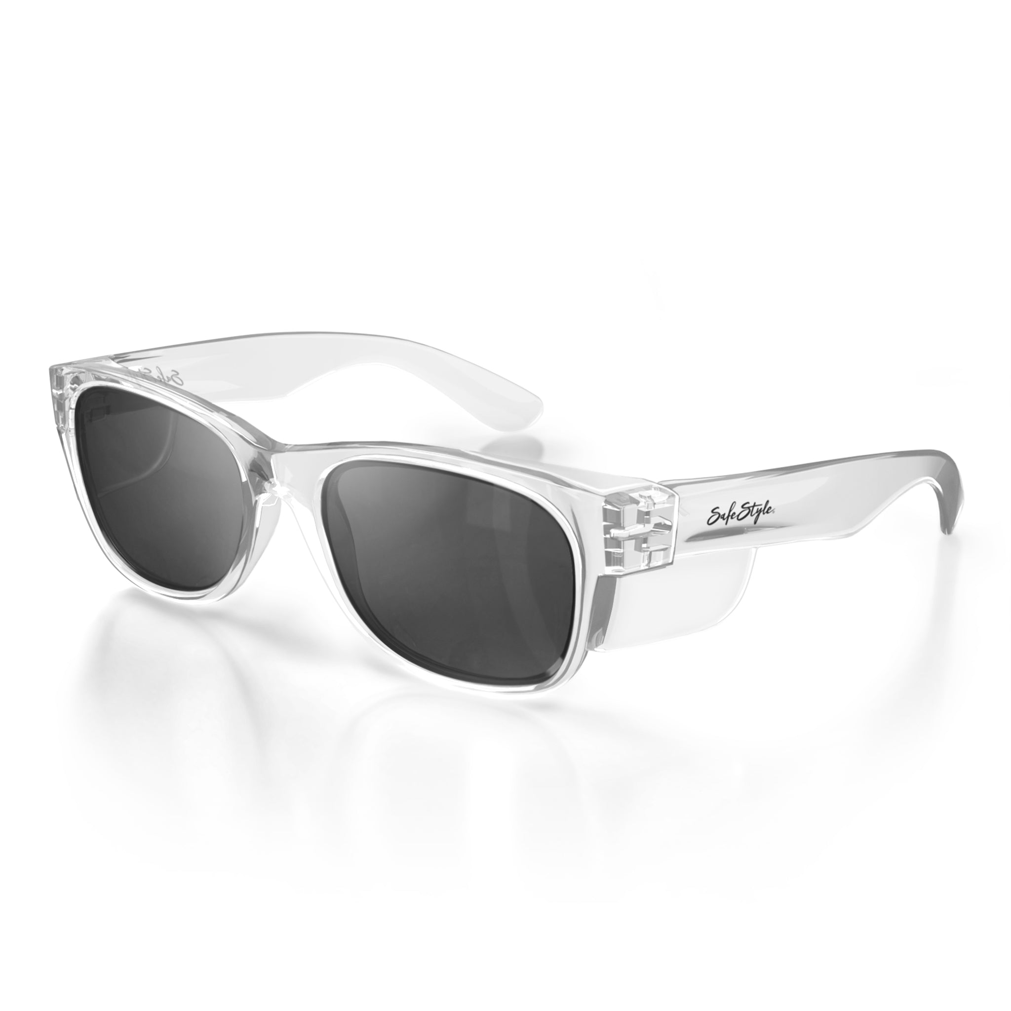 Classics Clear Frame Polarised Lens Safety Glasses – SafeStyle Eyewear