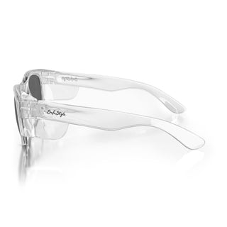 Classics Clear Frame Polarised Lens Safety Glasses