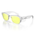 Classics Clear Frame Yellow Lens Safety Glasses