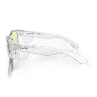Classics Clear Frame Yellow Lens Safety Glasses