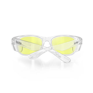 Classics Clear Frame Yellow Lens Safety Glasses