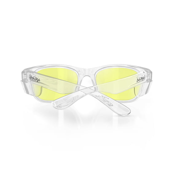 Classics Clear Frame Yellow Lens Safety Glasses
