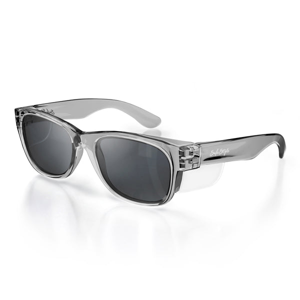Graphite Classics safety glasses with polarised lens at an angle