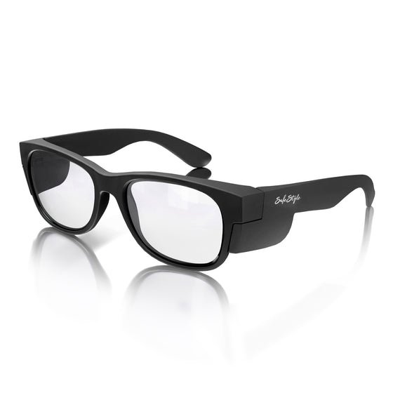 Classics Matte Black Prescription Safety Glasses