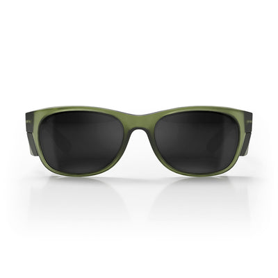Classics Matte Moss Green Frame Polarised Lens Safety Glasses
