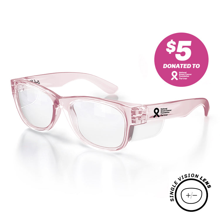 Classics Pink Prescription Safety Glasses