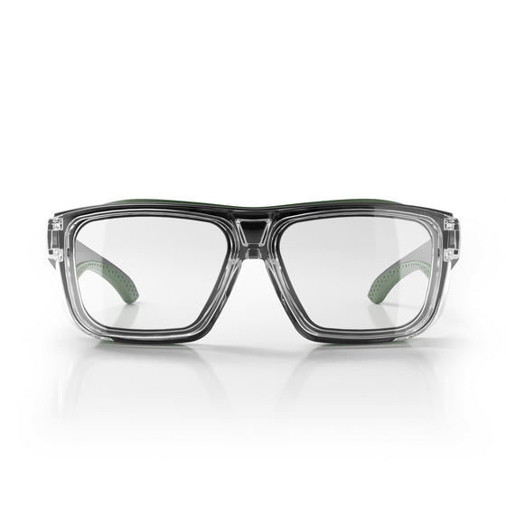 Converts Clear/Green Frame Clear Lens