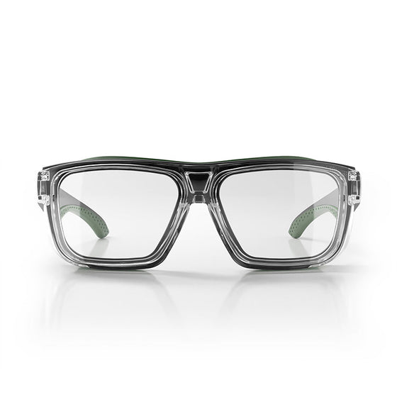 Converts Clear/Green Frame Clear Lens