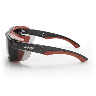 Converts Matte Graphite/Red Frame Grey Polarised Lens