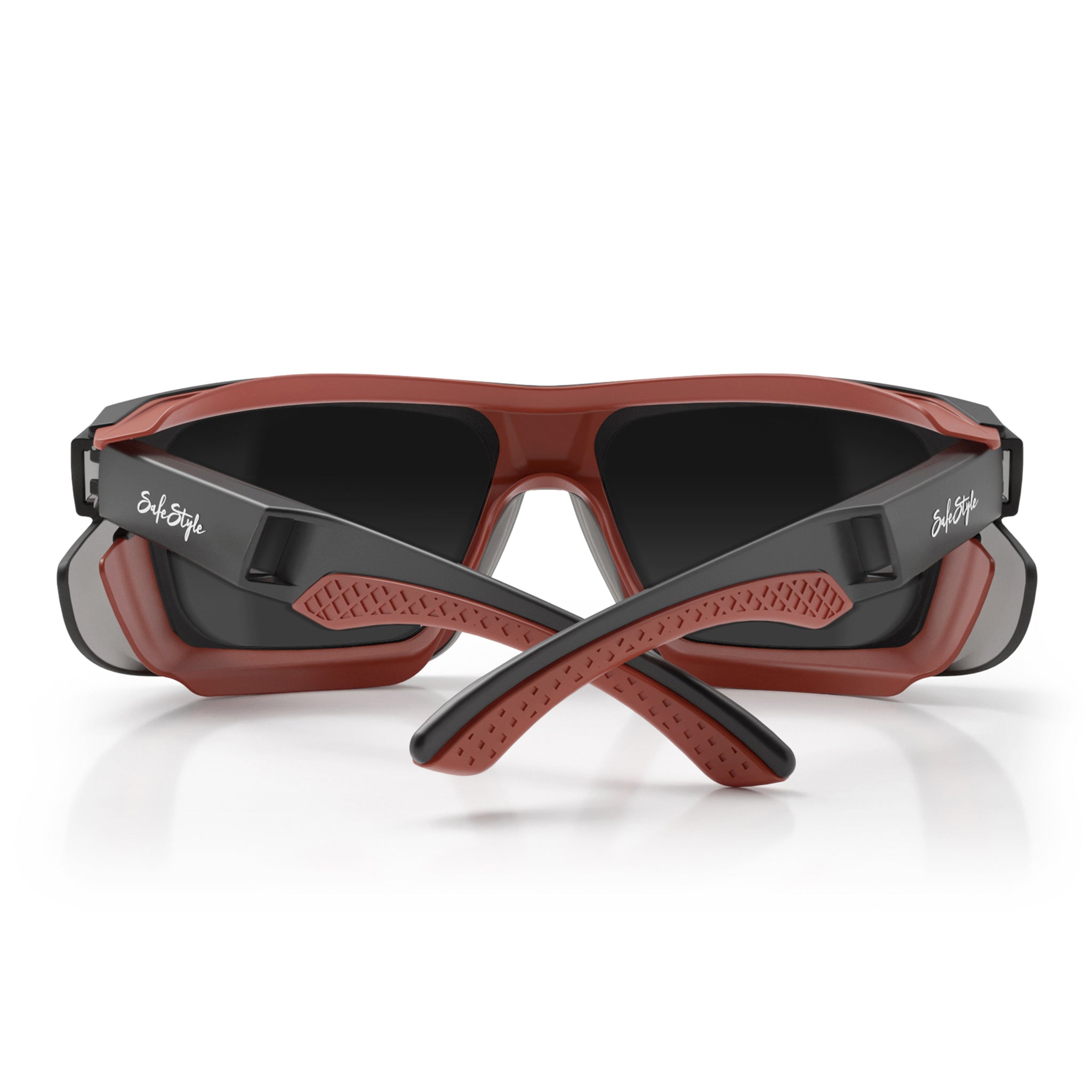 Converts Matte Graphite/Red Frame Grey Polarised Lens – SafeStyle Eyewear