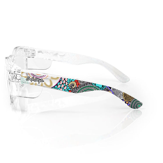 Cruisers Clear Frame Clear Lens Art Series V.2 Safety Glasses
