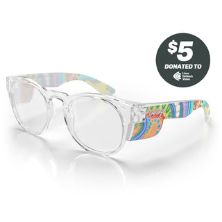 Cruisers Clear Frame Clear Lens Art Series V.3 Safety Glasses