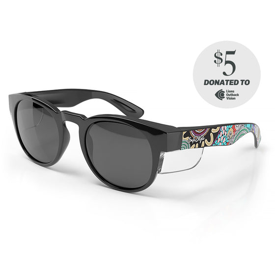 Cruisers Black Frame Polarised Lens Art Series V.2 Safety Glasses