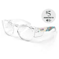 Cruisers Clear Frame Clear Lens Art Series V.2 Safety Glasses