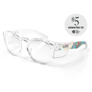 Cruisers Clear Frame Clear Lens Art Series V.2 Safety Glasses