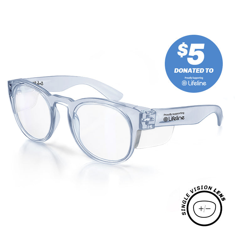 Cruisers Blue Frame Prescription Safety Glasses