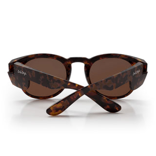 Cruisers Matte Brown Tort Frame Brown Polarised Lens Safety Glasses