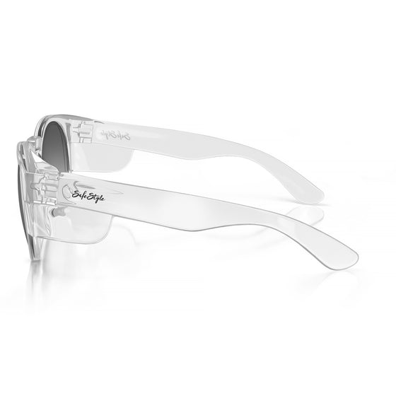 Cruisers Clear Frame Polarised Lens Safety Glasses