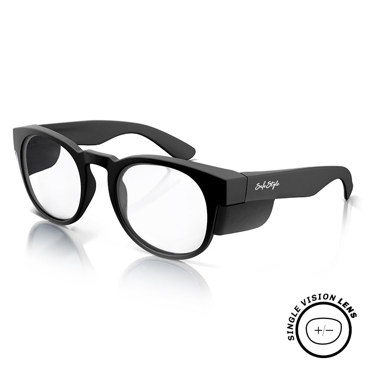 Cruisers Matte Black Frame Prescription Safety Glasses