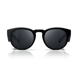 Cruisers Matte Black Frame Polarised Lens Safety Glasses