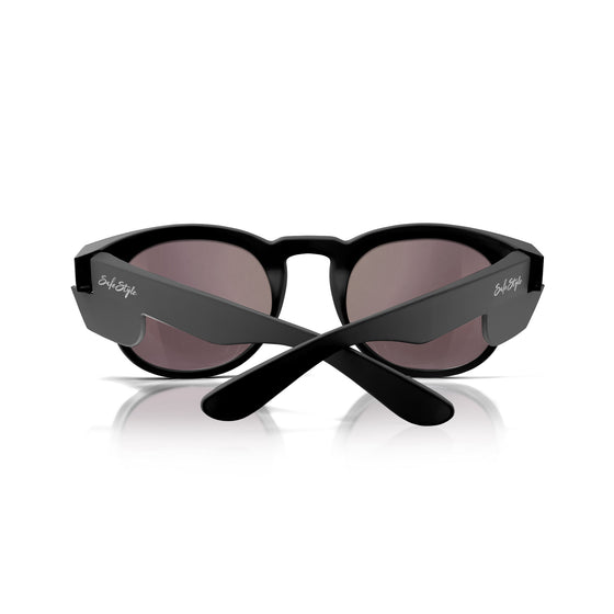 Cruisers Matte Black Frame Mirrors Red Polarised Safety Glasses