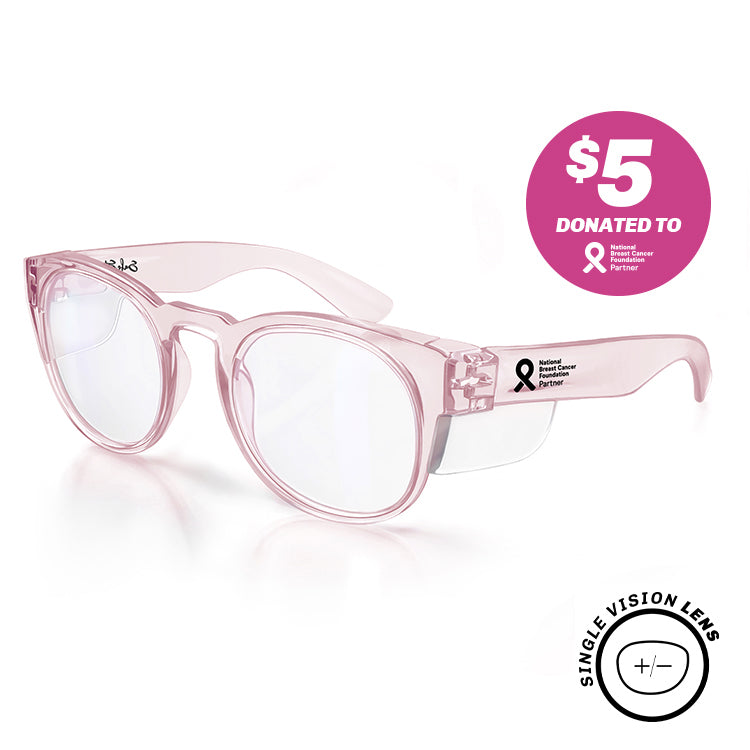 Cruisers Pink Frame Prescription Safety Glasses