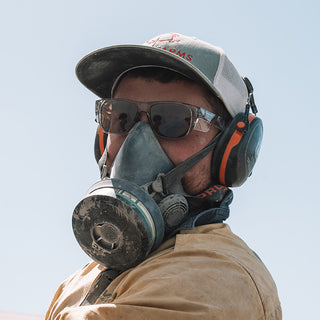 Fusions Graphite Frame Brown Polarised Lens Safety Glasses