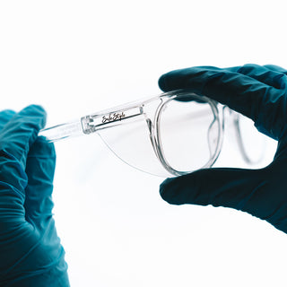 Lites Round Clear Frame Clear Lens Safety Glasses