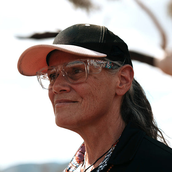 Fusions Clear Frame Clear Lens Art Series V.2 Safety Glasses