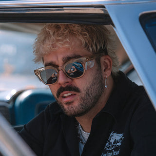 Harps Champagne Frame Polarised Lens Safety Glasses