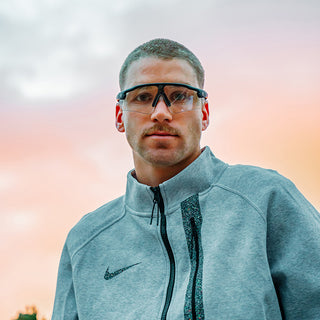 Phantoms Matte Black Frame Clear Lens Safety Glasses