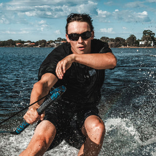 Sonics Black Frame Tinted Lens Safety Glasses