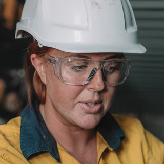 Rapids Clear Frame Clear Lens Safety Glasses