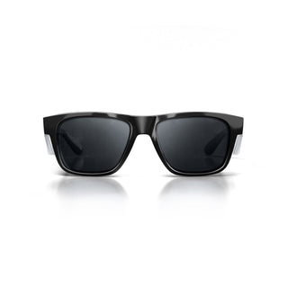 Fusions Kids Black Frame Tinted Lens Safety Glasses
