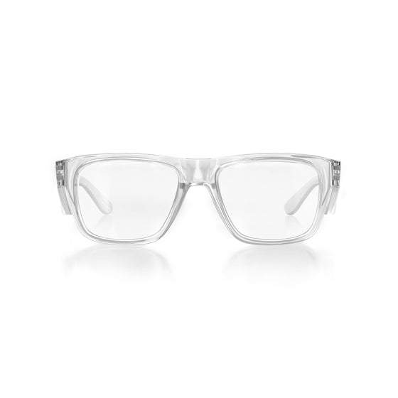 Fusions Kids Clear Frame Clear Lens Safety Glasses