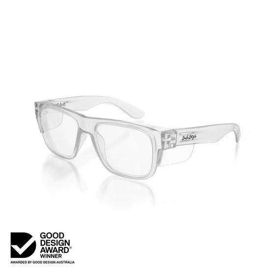 Fusions Kids Clear Frame Clear Lens Safety Glasses