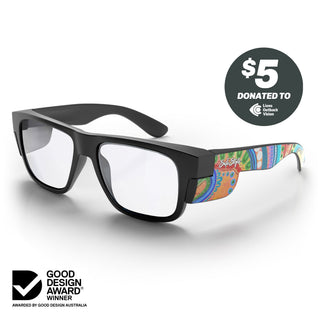 Fusions Matte Black Frame Art Series V.3 Prescription Safety Glasses