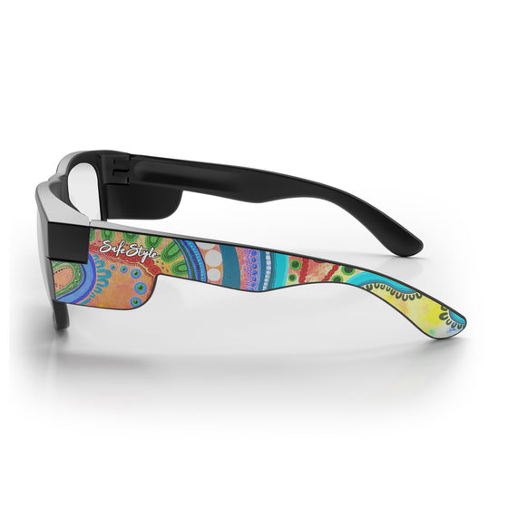 Fusions Matte Black Frame Art Series V.3 Prescription Safety Glasses