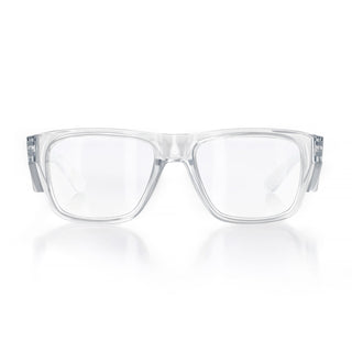 Fusions Clear Frame Clear Lens Art Series V.2 Safety Glasses