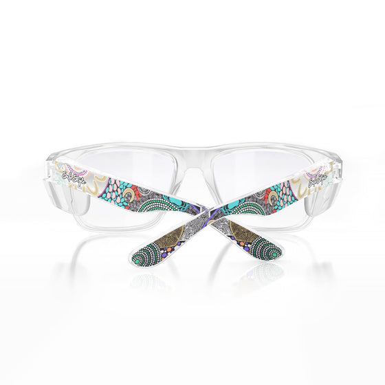 Fusions Clear Frame Clear Lens Art Series V.2 Safety Glasses