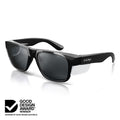 Fusions Black Frame Tinted Lens Safety Glasses