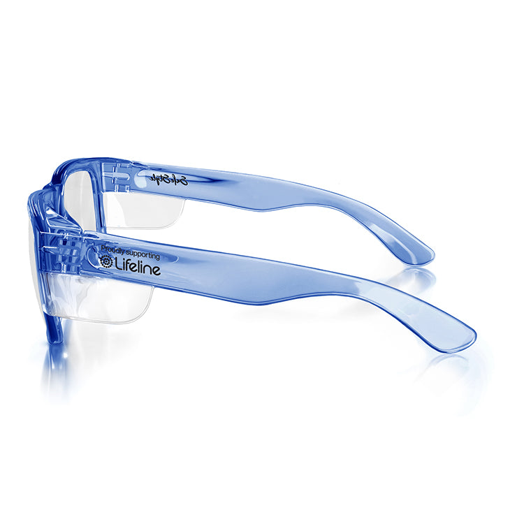 Fusions Blue Prescription Safety Glasses