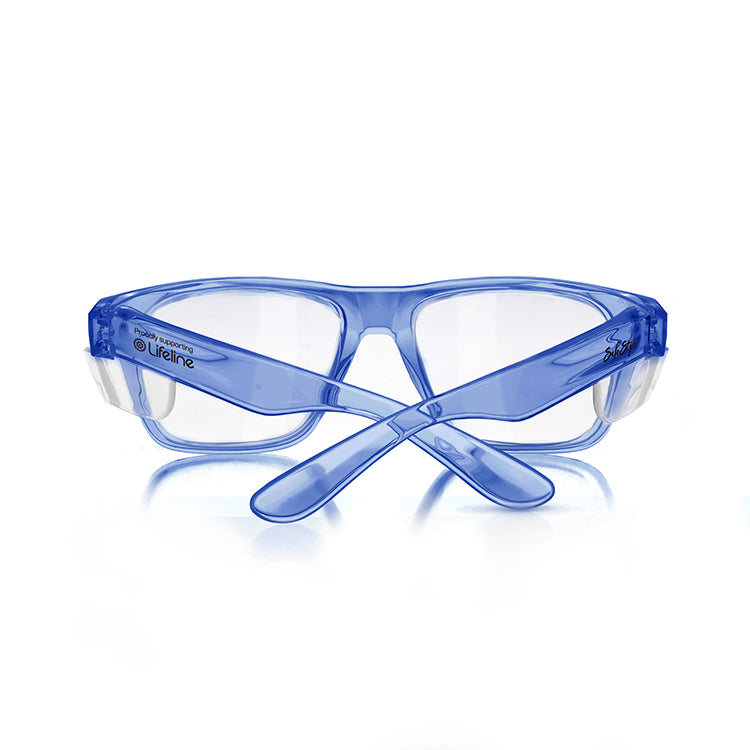 Fusions Blue Prescription Safety Glasses