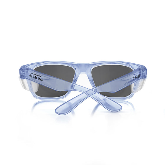 Fusions Blue Frame Polarised Lens Safety Glasses