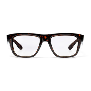 Fusions Brown Tort Prescription Safety Glasses